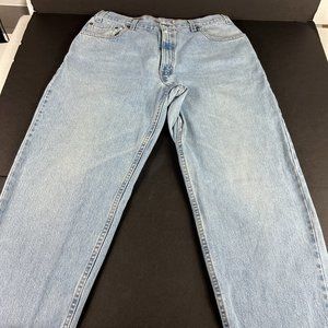 VTG 90s Levi's Jeans Men's 34x31* 560 Loose Tapered Blue Cotton Denim Tag 36x32